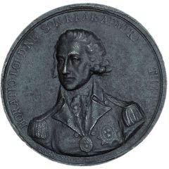 Medal - George III Battle of the Nile, J.G. Hancock, white metal