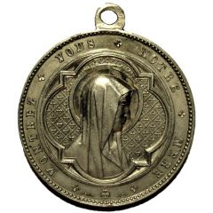 Notre Mère and Saint Aloysius Gonzaga - Médaille par L. Penin à Lyon
