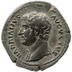 Denarius - Hadrian COS III PP FORT RED, Fortuna