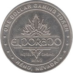 1 Dollar Gaming Token - Eldorado Reno, Nevada