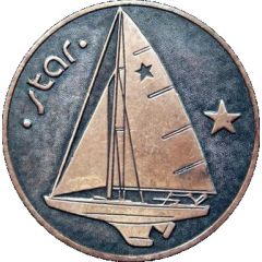 Medal - Olympic Games 1980 Moscow Tallinn 80 - Star, Estonia