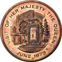Token - Visit of Her Majesty the Queen Kitchener, Ontario