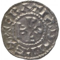 Denier - Ralph Etampes mint, KRLS type monogram