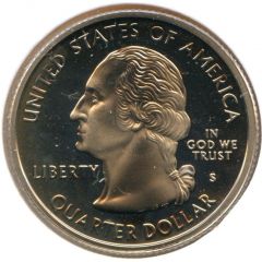 1/4 Dollar `Washington Quarter` South Dakota