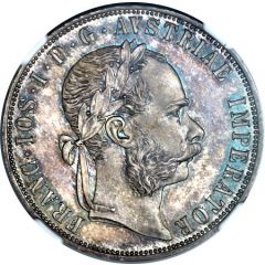2 Gulden - Francis Joseph I Kuttenberg mines