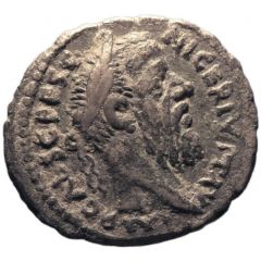 Denarius - Pescennius Niger IVSTITIA AVG, Justitia