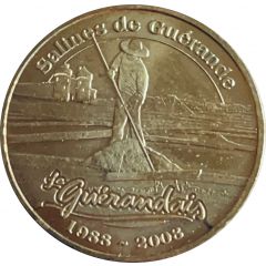 Jeton touristique - Monnaie de Paris - Salines de Guérande