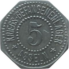 5 Pfennigs - Asseln Kriegsgefangenenlager