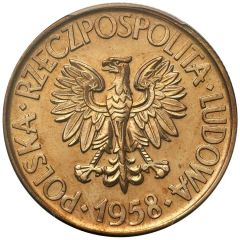 10 Zlotys Tadeusz Kościuszko head, Trial Strike