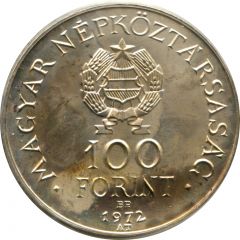 100 Forint Buda and Pest Unification Centennial