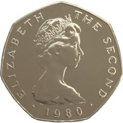50 Pence - Elizabeth II Odin`s Raven