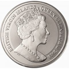 5 Dollars - Elizabeth II Pegasus, Silver 5oz.