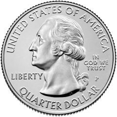 1/4 Dollar `Washington Quarter` Tuskegee Airmen National Historic Site, Alabama
