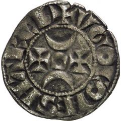 Denier - Hugh XI Lusignan