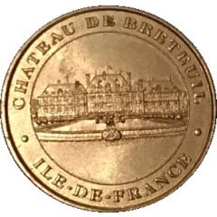 Monnaie de Paris Tourist Token - Ile de France Château de Breteuil