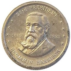 Medal - Presidential Commemorative Medals - Mini Benjamin Harrison