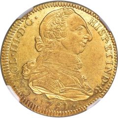 4 Escudos - Carlos III