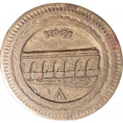 Jeton 20 centimes illustration de pont