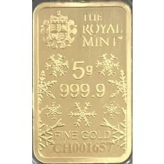 Bullion Bar - 5 g Gold Christams