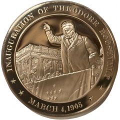 Medal - History of the United States Inauguration of Theodore Roosevelt