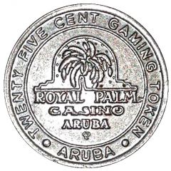 25 Cent Gaming Token - Aruba Royal Palm Casino
