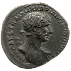 Denarius - Hadrian PARTH F DIVI NER NEP P M TR P COS PAX, Pax