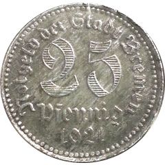 25 Pfennig - Bremen