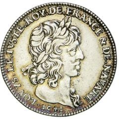 Jeton Louis XIII, Parlement de Metz 1641 - Lorraine
