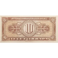 10 Dinara not issued
