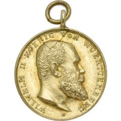 Military Merit Medal for courage and loyalty - Wilhelm II Miniature