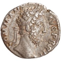Denarius - Commodus P M TR P VIIII IMP VII COS IIII P P FEL, Felicitas