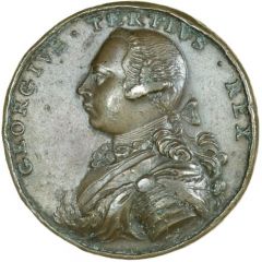 Medal - George III Prince of Wales, Kirk, bronze
