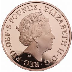 5 Pounds - Elizabeth II Royal Birthday, Gold Proof