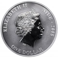 1 Dollar - Elizabeth II Snowman
