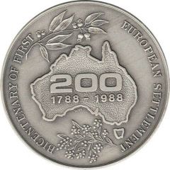 Medal - Australian Bicentenary - Geelong Numismatic Society Commemorative Souvenir