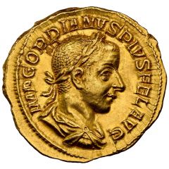 Aureus - Gordian III P M TR P V COS II P P