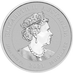 30 Dollars - Elizabeth II 6th Portrait - Australian Platypus - Platinum Bullion Coin