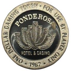1 Dollar - Ponderosa Hotel and Casino Reno, Nevada
