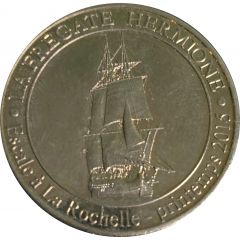 Jeton touristique - Médailles et Patrimoine - LA FRÉGATE HERMIONE