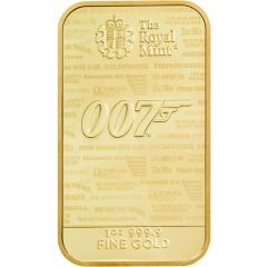 Bar - 1 oz Gold James Bond, No Time To Die