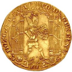 Gold Guyennois - Edward III 3rd type