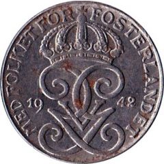 1 Öre - Gustaf V