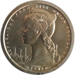 1 Franc Union Française Pattern