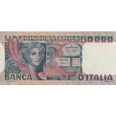 50 000 Lire Volto di donna