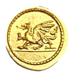 Welsh Dragon Miniature Gold
