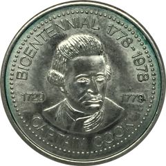 Medal - Captain James Cook Bicentennial Port Alberni, BC