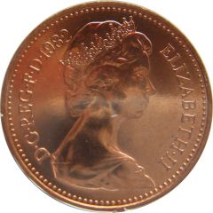 1 Penny - Elizabeth II 2nd portrait