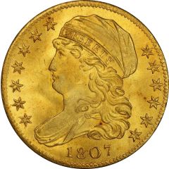 5 Dollars Capped, Draped Bust