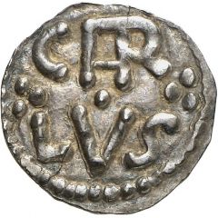 Denier - Charlemagne Girona mint