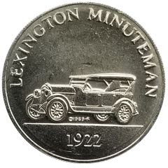 Token - Sunoco Antique Car Coins - Series 2 Lexington Minuteman